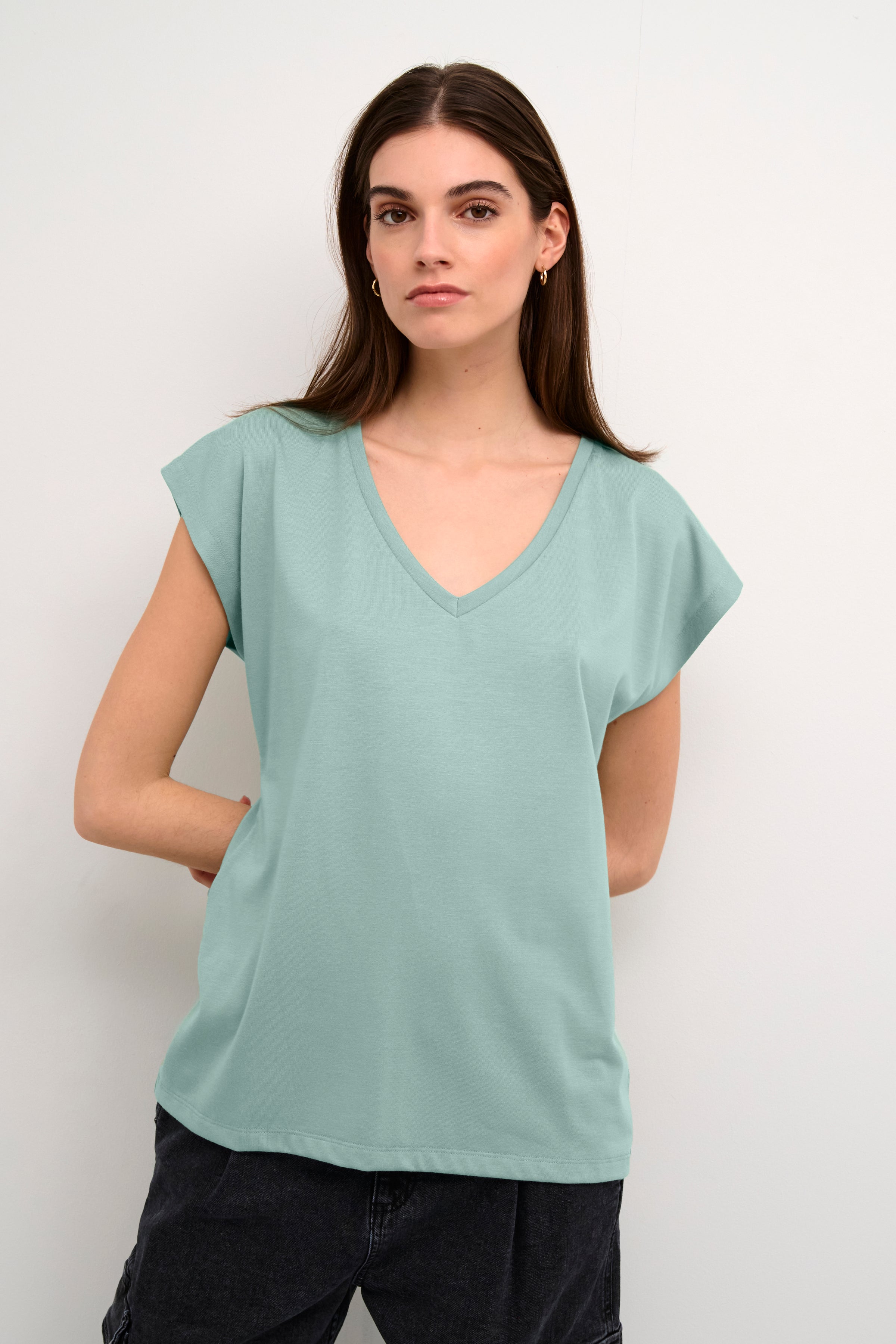 KAFFE KALISE T SHIRT