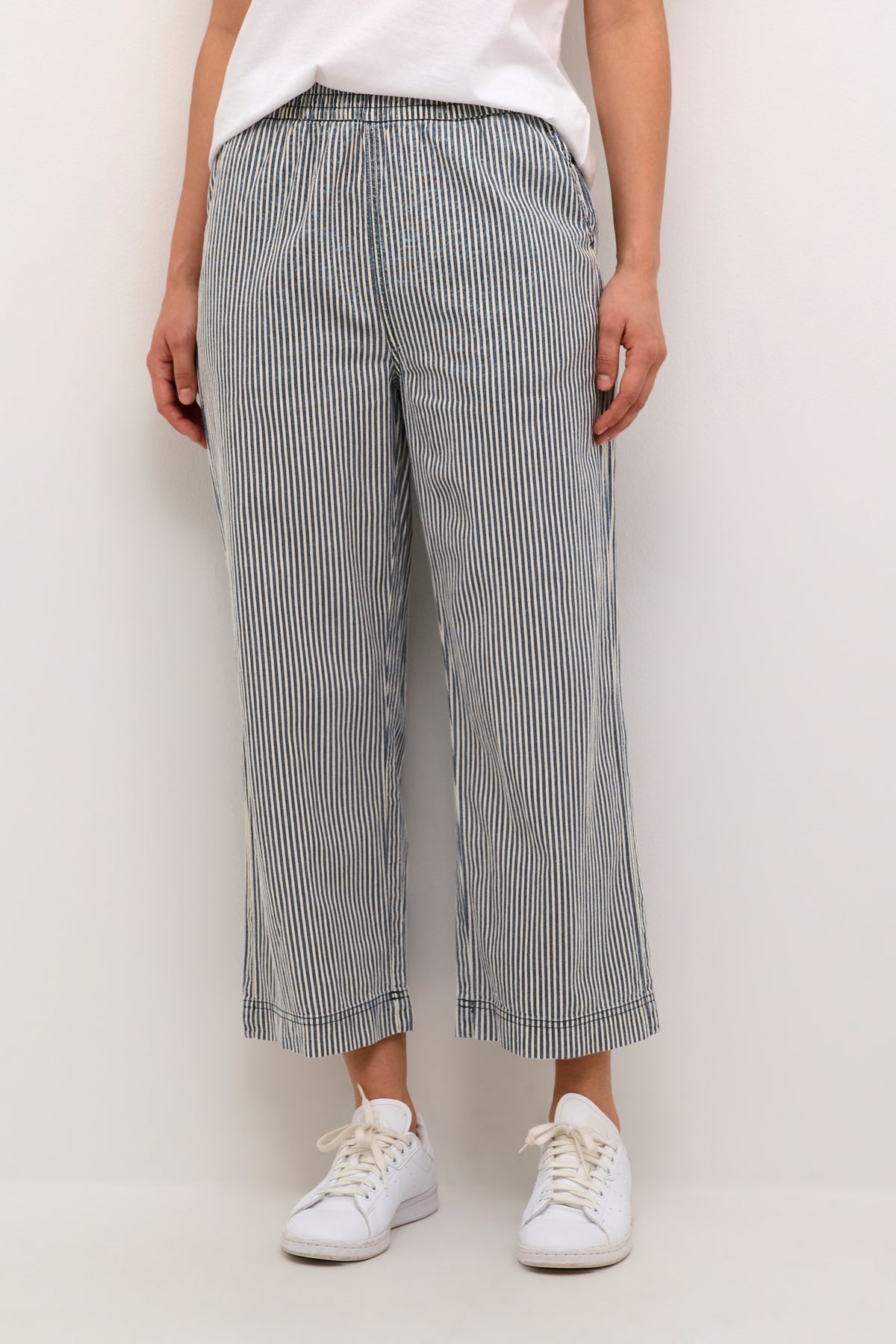 KAFFE KANAYA STIPED CULOTTE PANTS