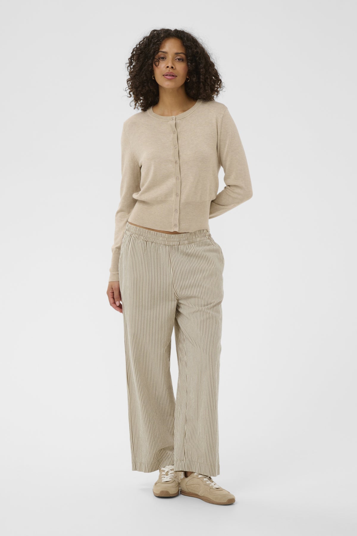 KAFFE KANAYA STIPED CULOTTE PANTS