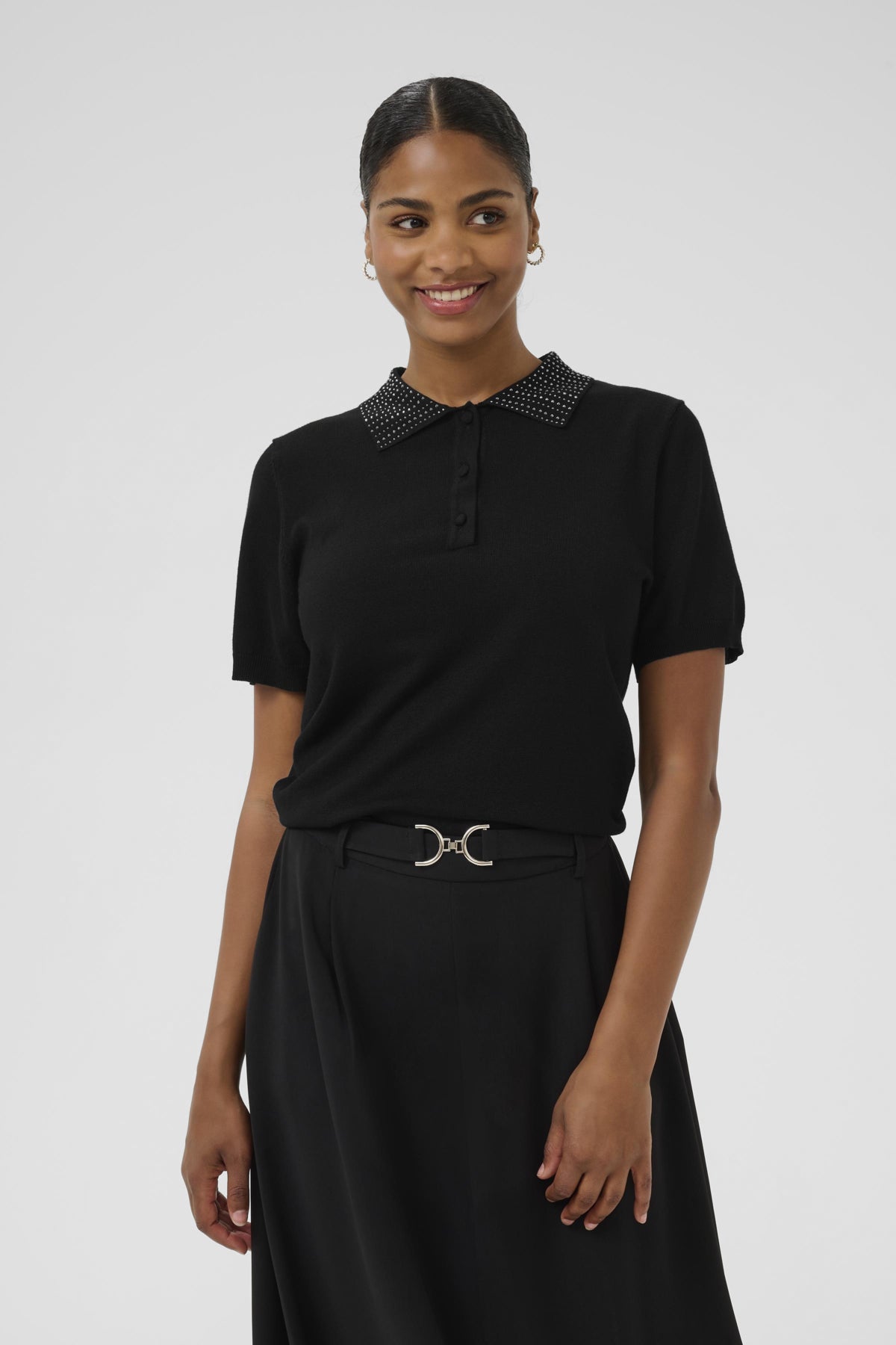 KAFFE KACARLY POLO PULLOVER