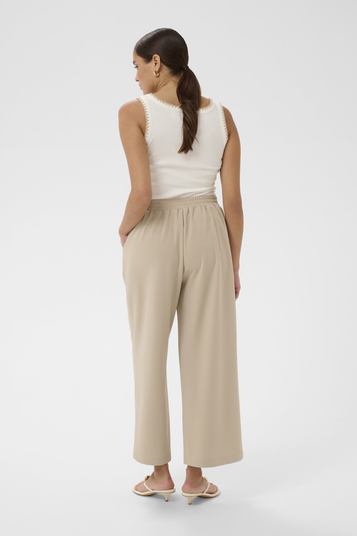 KAFFE KAPHOEBE PANTS CROPPED