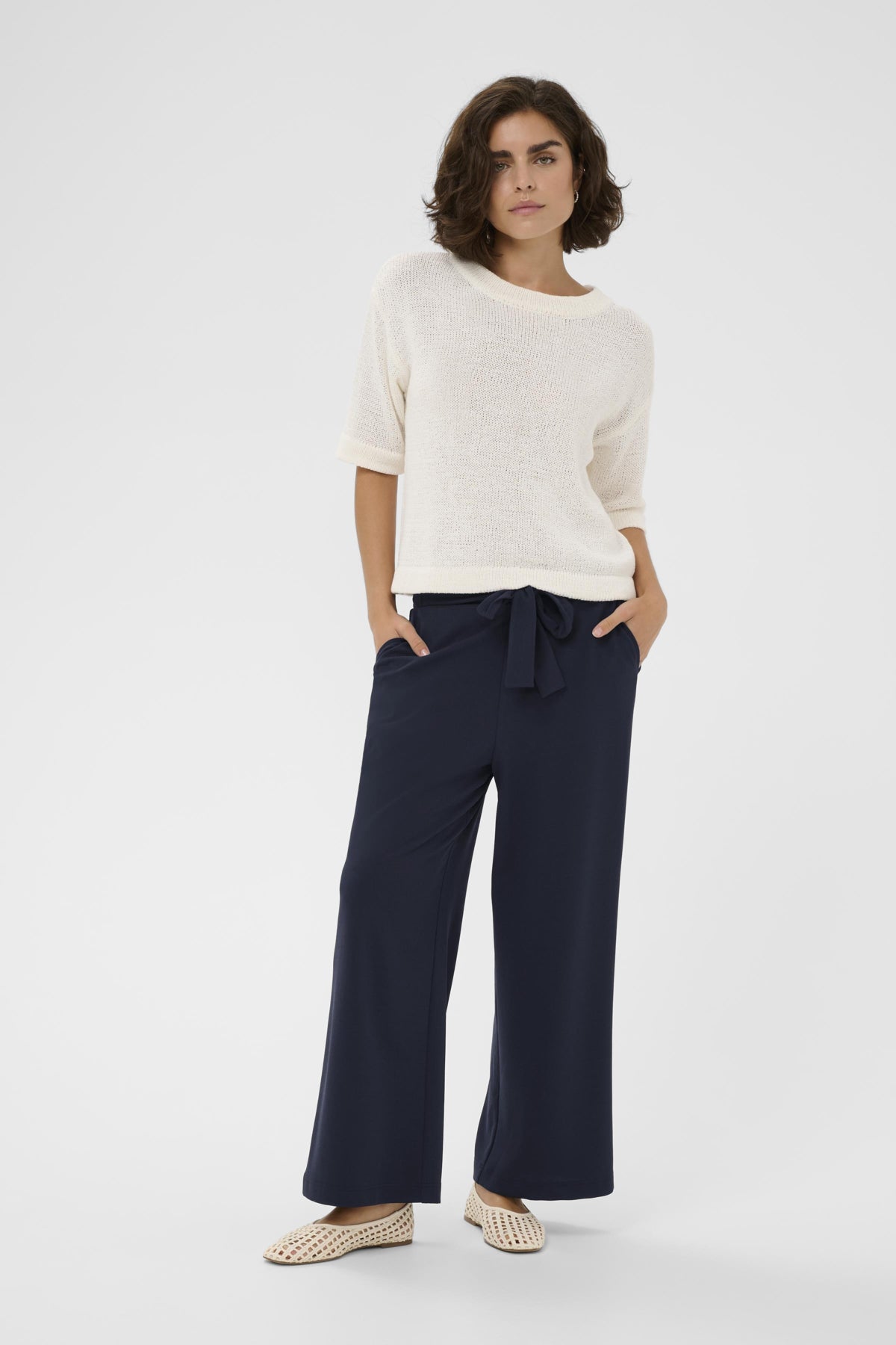 KAFFE KAPHOEBE PANTS CROPPED