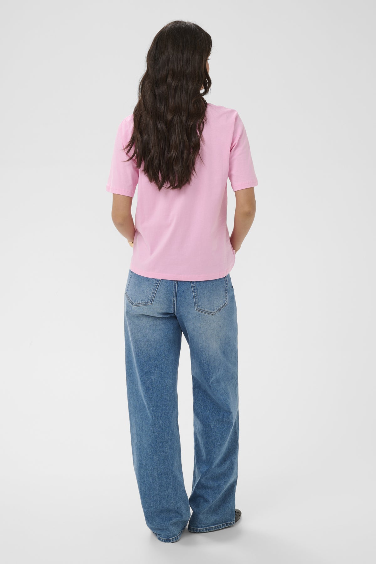 KAFFE COTTON PRINTED TEE
