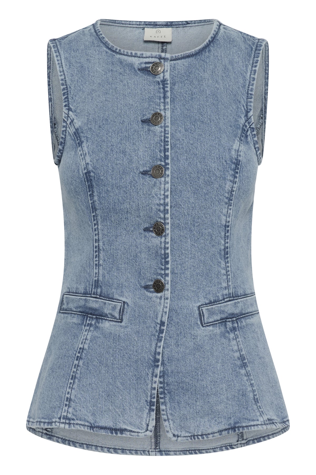 KAFFE KAVALLIS DENIM WAISTCOAT
