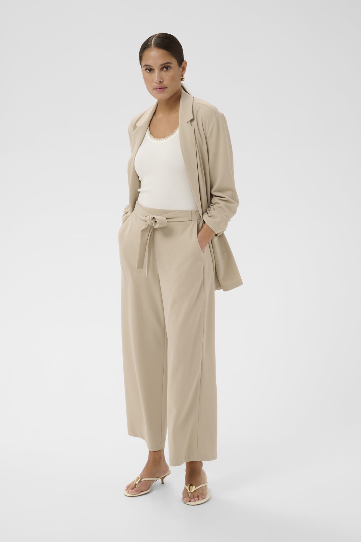 KAFFE KAPHOEBE 3/4 SLEEVE BLAZER