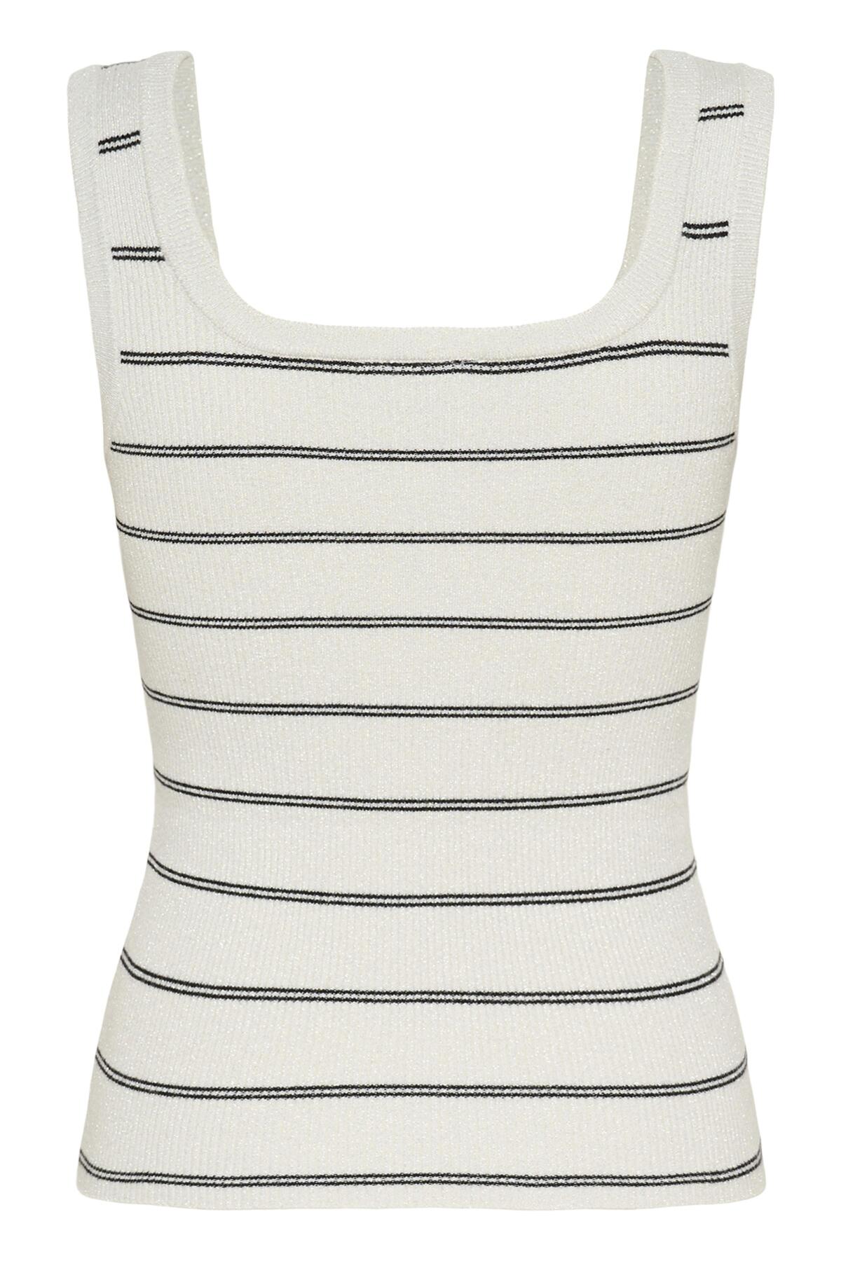KAFFE KAMORITA KNIT SQAURE NECK TANK TOP