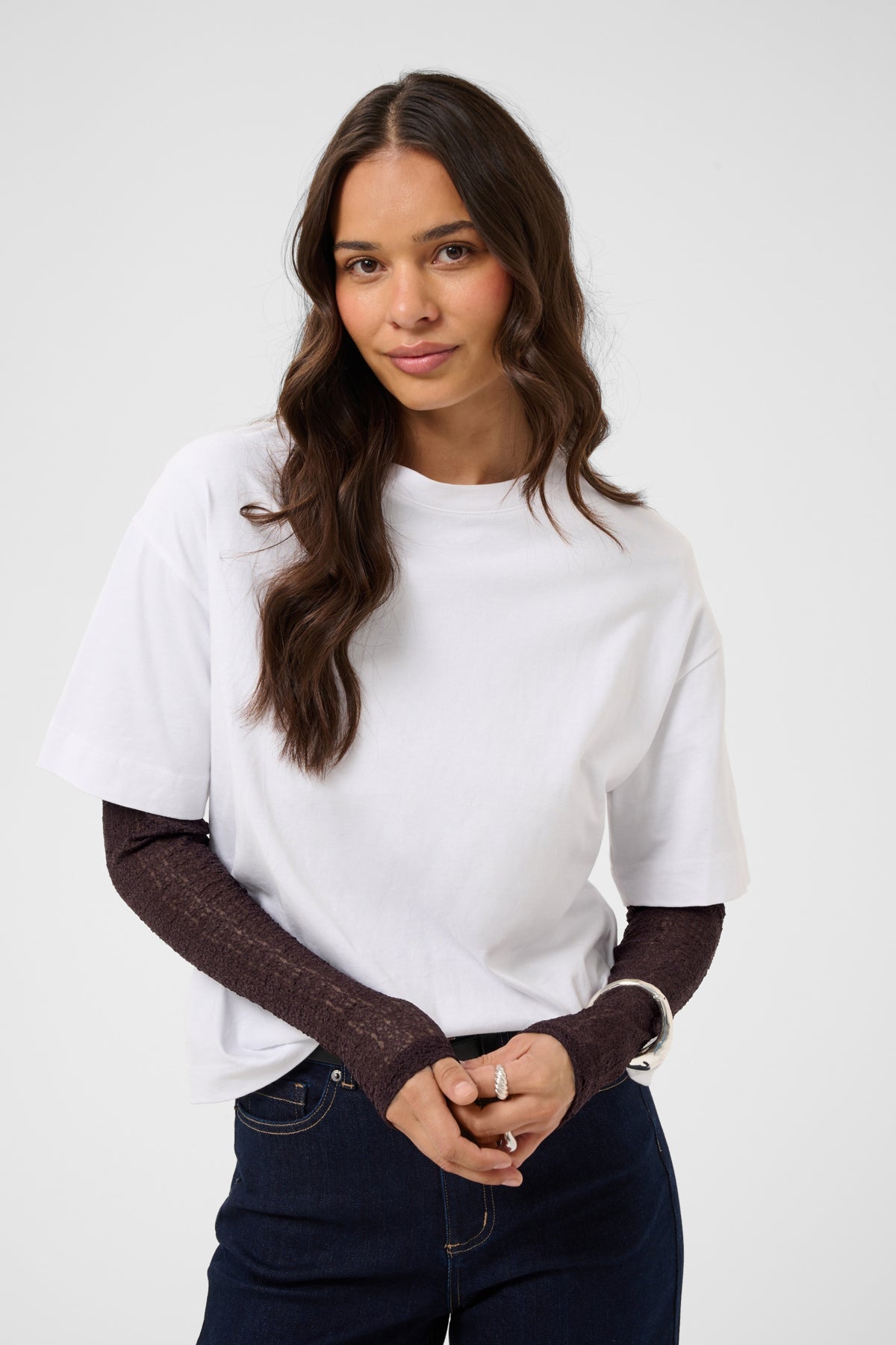 KAFFE KAALLISON SHEER SHIRT