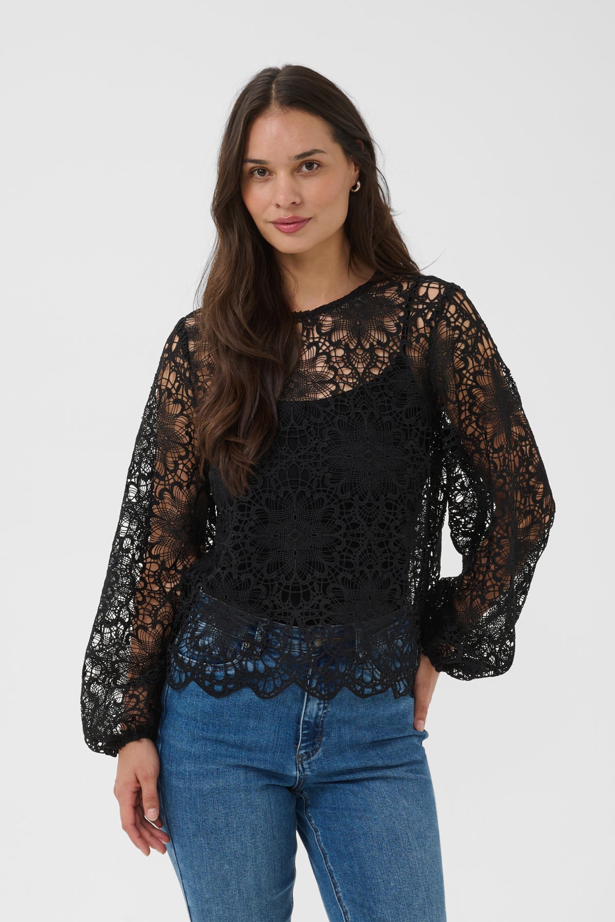 KAFFE KAGORI BLOUSE