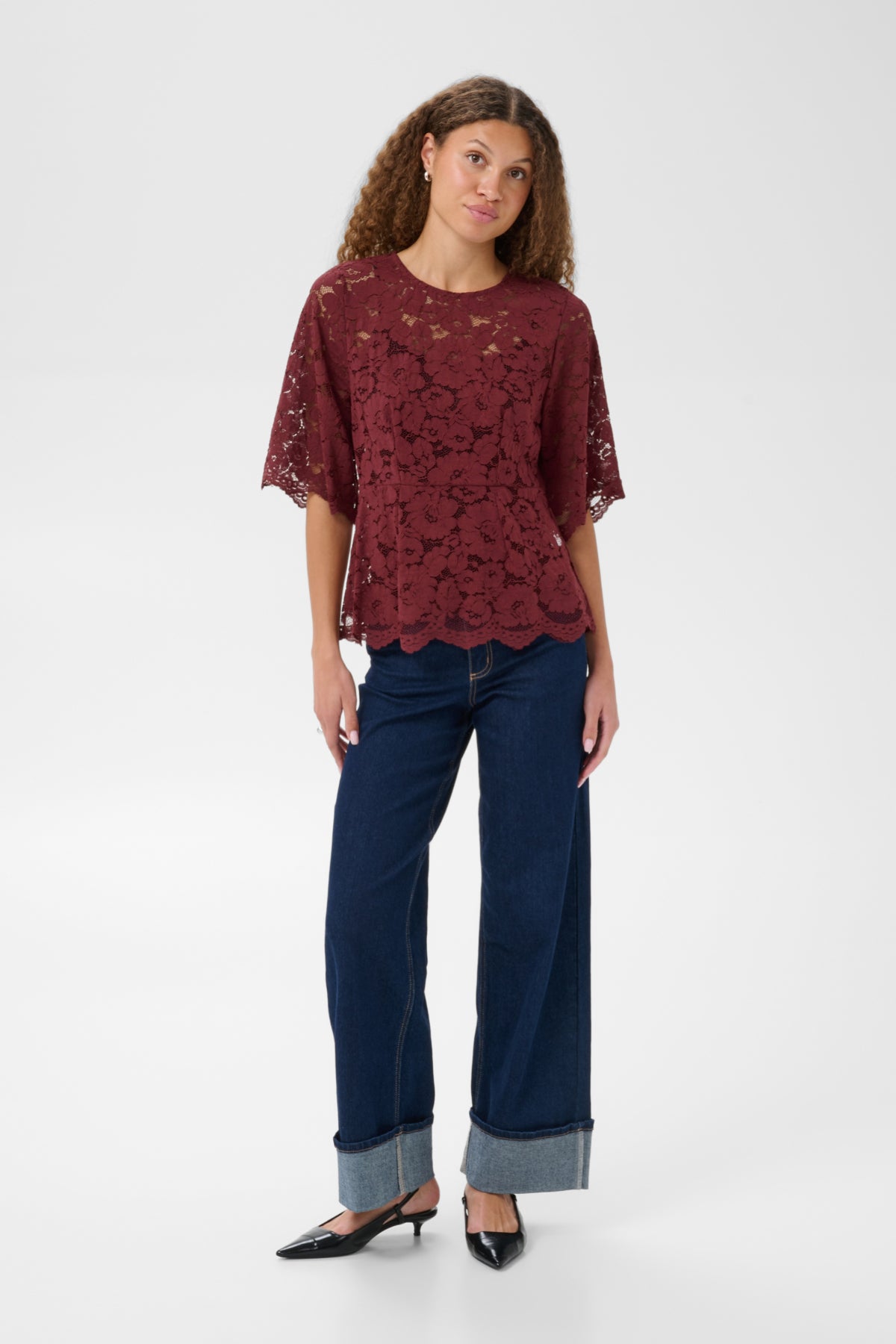 KAFFE KASITA BLOUSE