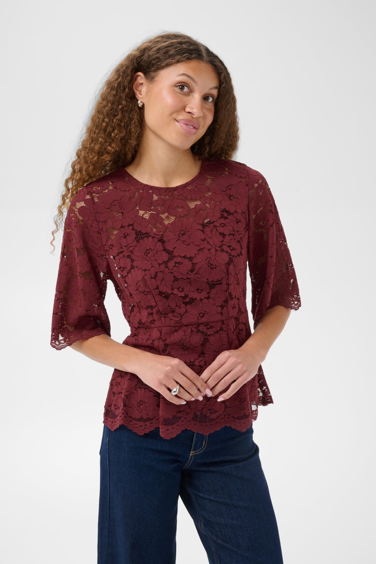 KAFFE KASITA BLOUSE