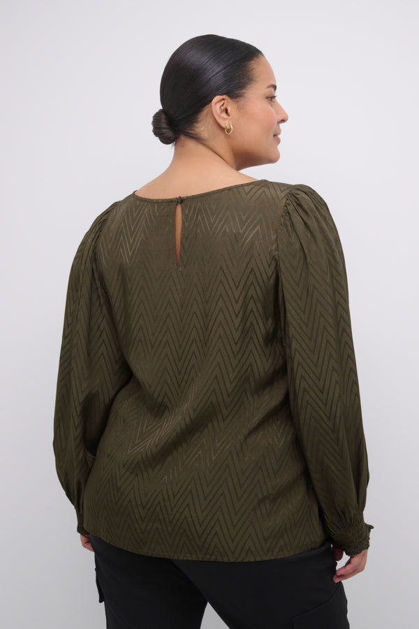 KAFFE CURVE JULIET BLOUSE