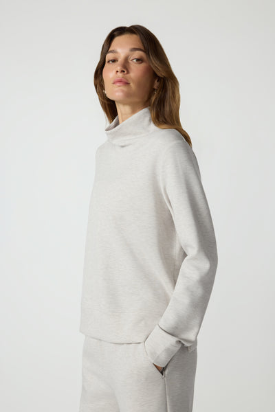 MPG DREAMWEAVE MOCK NECK SWEATSHIRT