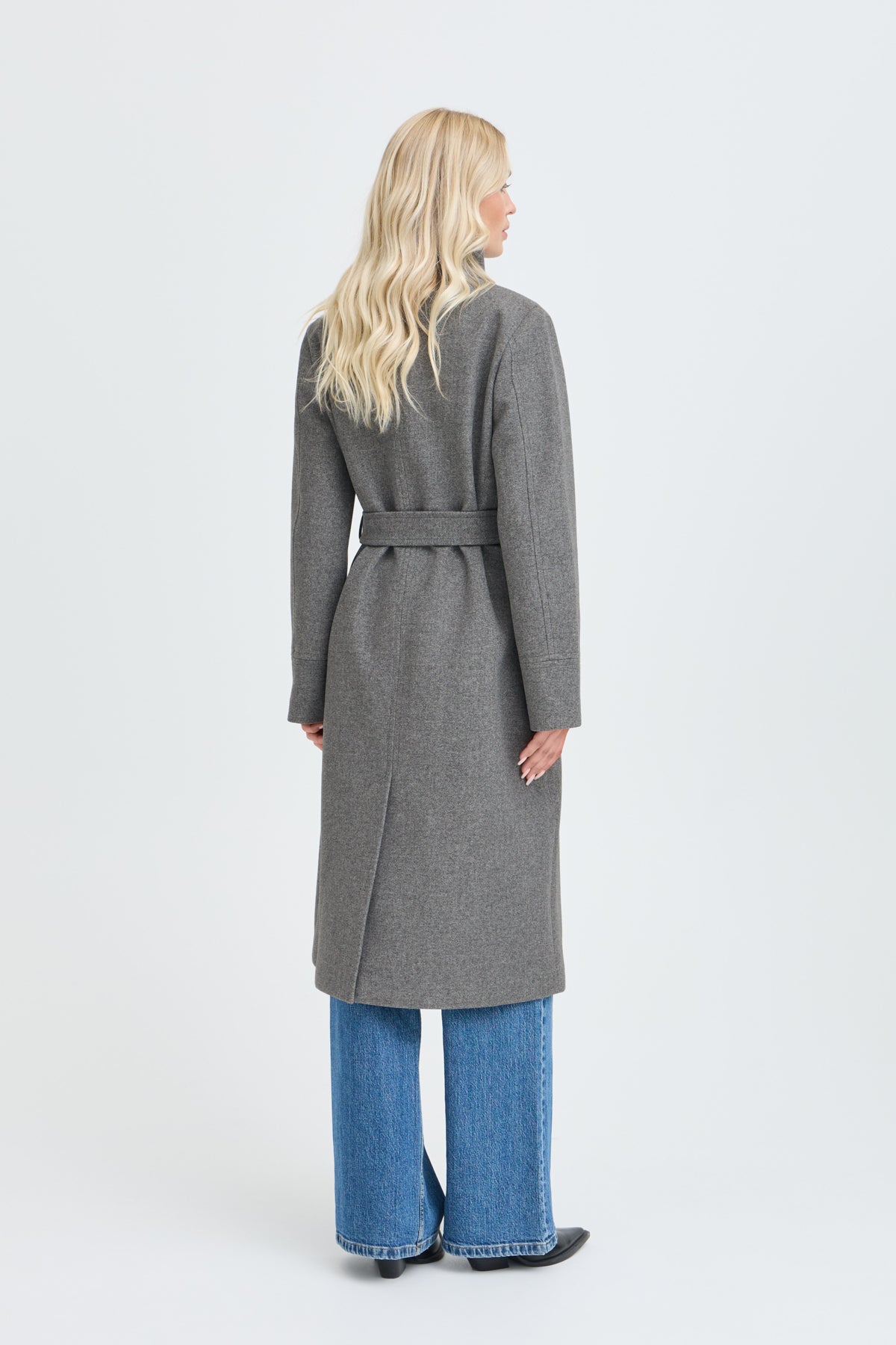 B YOUNG BYCALIA MELANGE LONG COAT