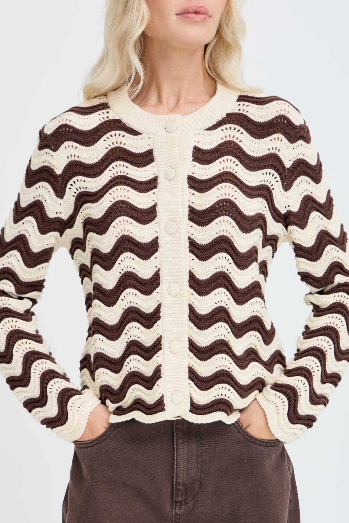 B YOUNG BYMAGIO ONECK CARDIGAN