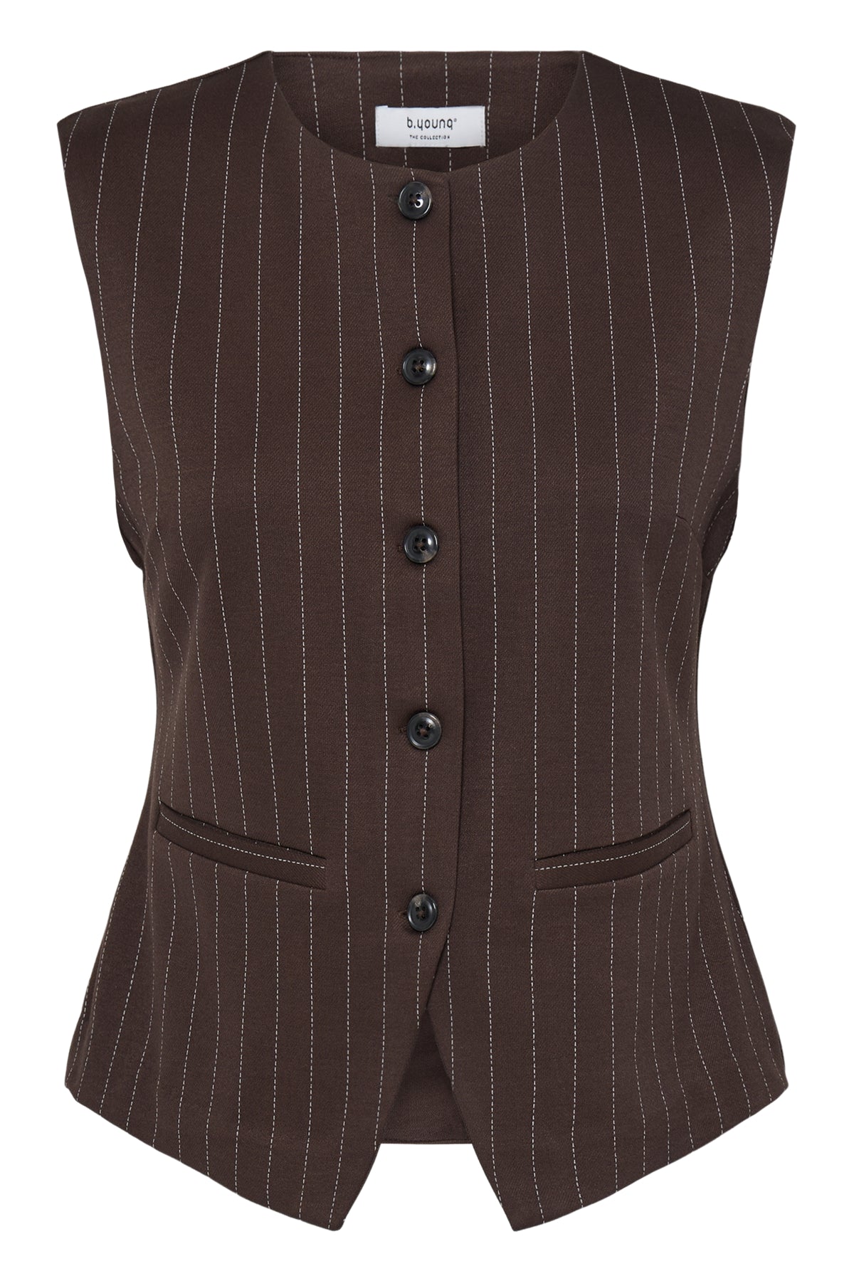 B YOUNG BYROWAN STRIPE VEST