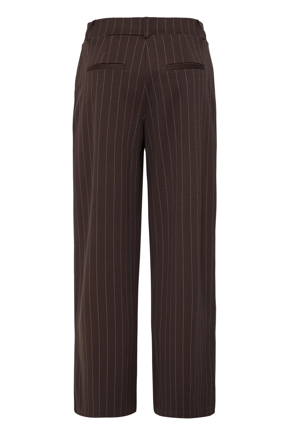 B YOUNG BYROWAN PINSTRIPE WIDE PANTS