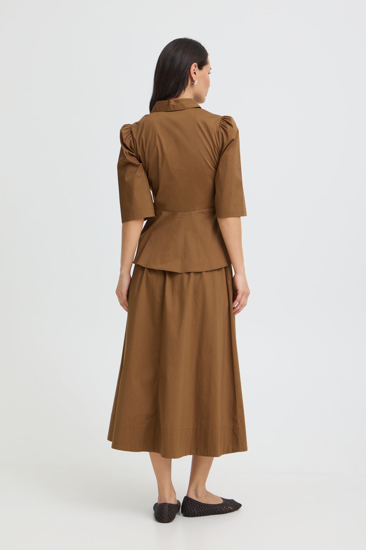 B YOUNG BYISSALIM PEPLUM SHIRT