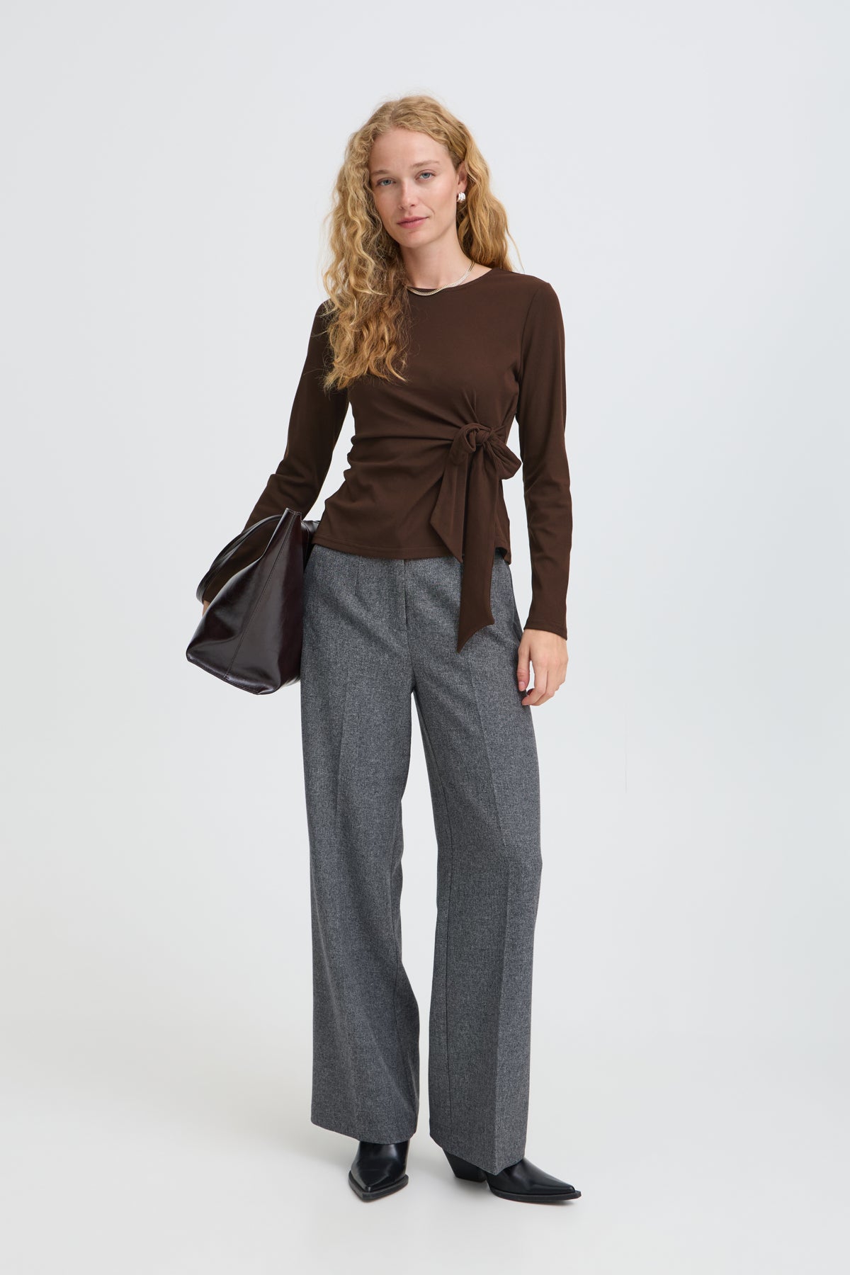B YOUNG BYROMONICA TIE SHIRT