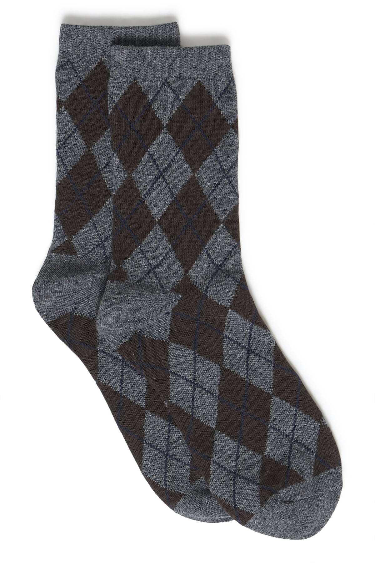 B YOUNG BYVALORA ARGYLE SOCKS