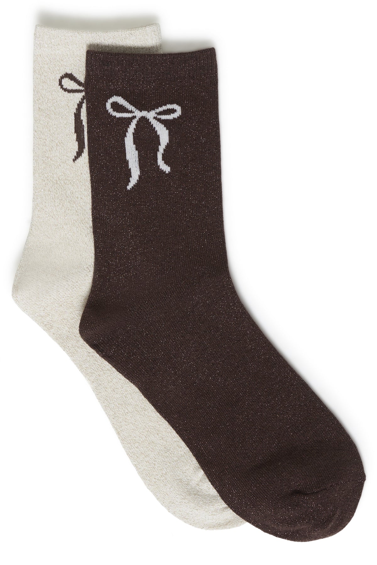 B YOUNG BYVILAINE BOW SOCKS - 2 PACK