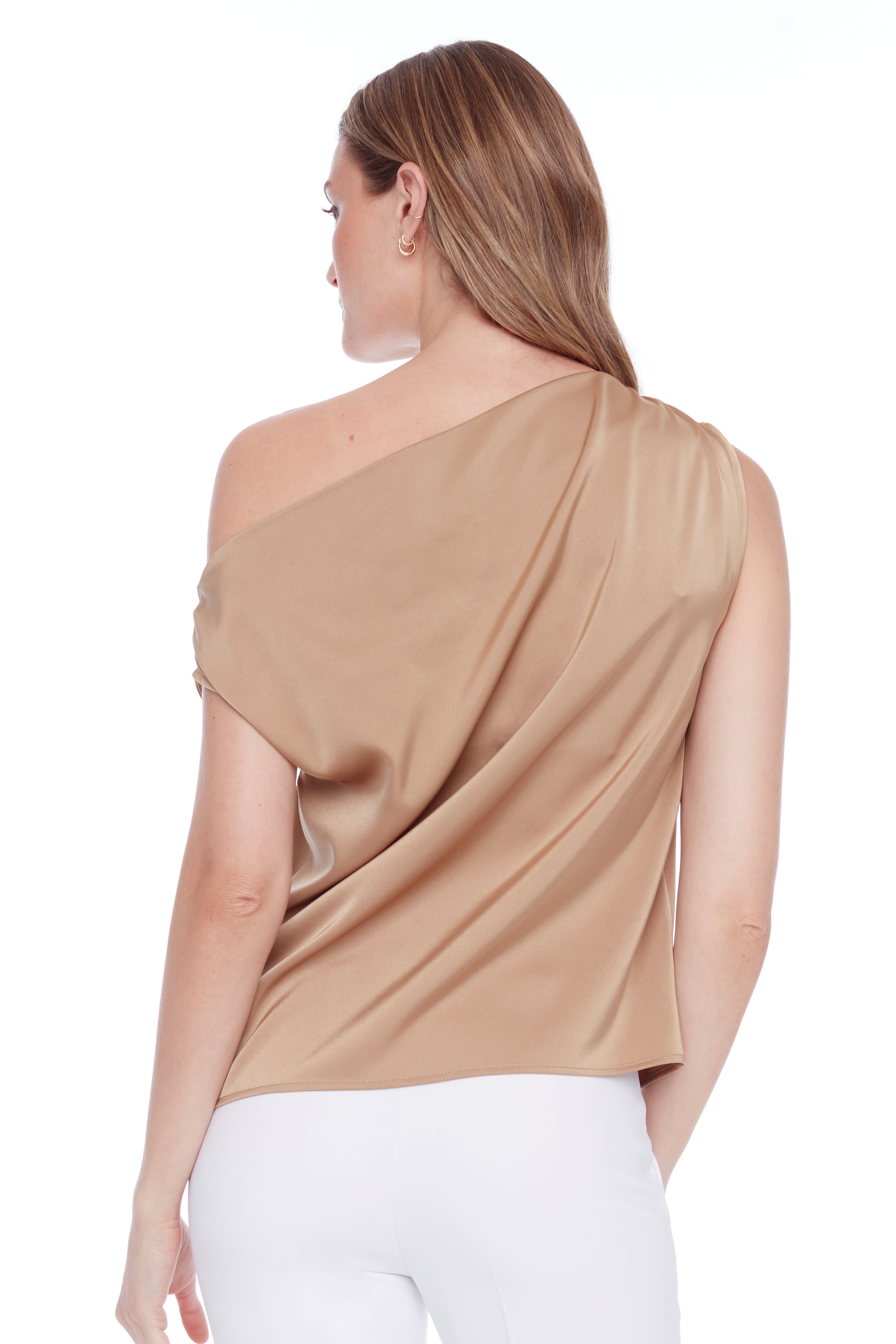 ILTM LILY BELIZE SATIN SLEEVELESS TOP