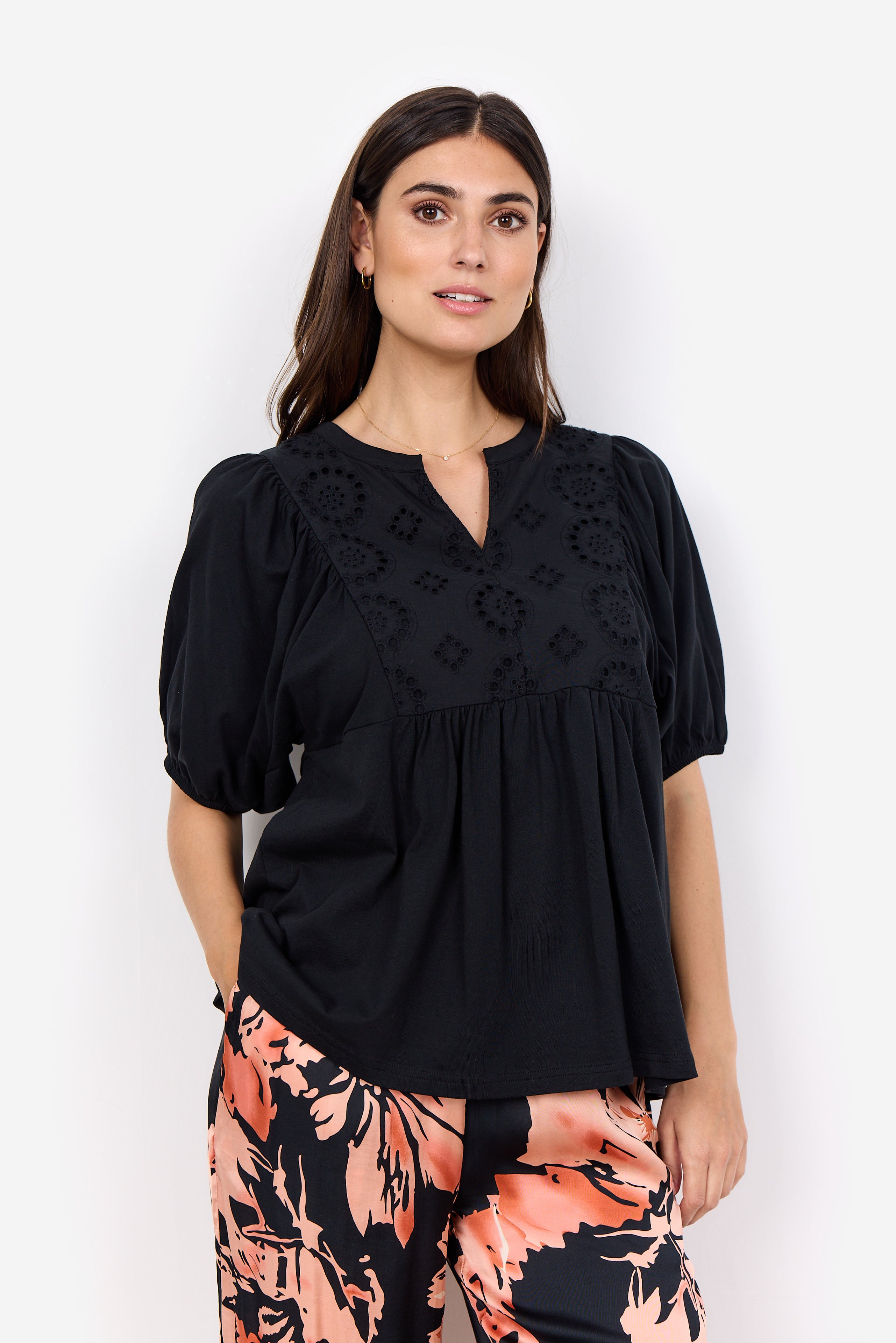 SOYA CONCEPT LORAINE COTTON BLOUSE