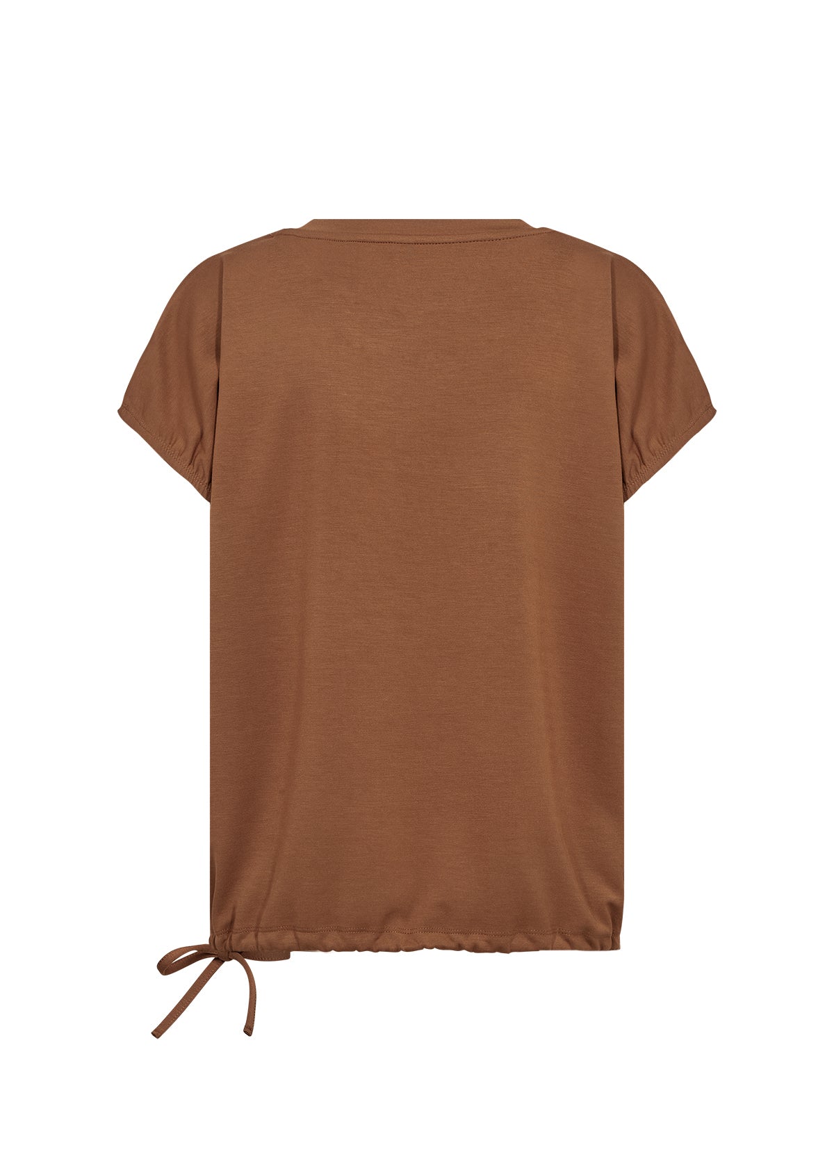 SOYA CONCEPT BANU SIDE TIE SHORT SLEEVE TOP