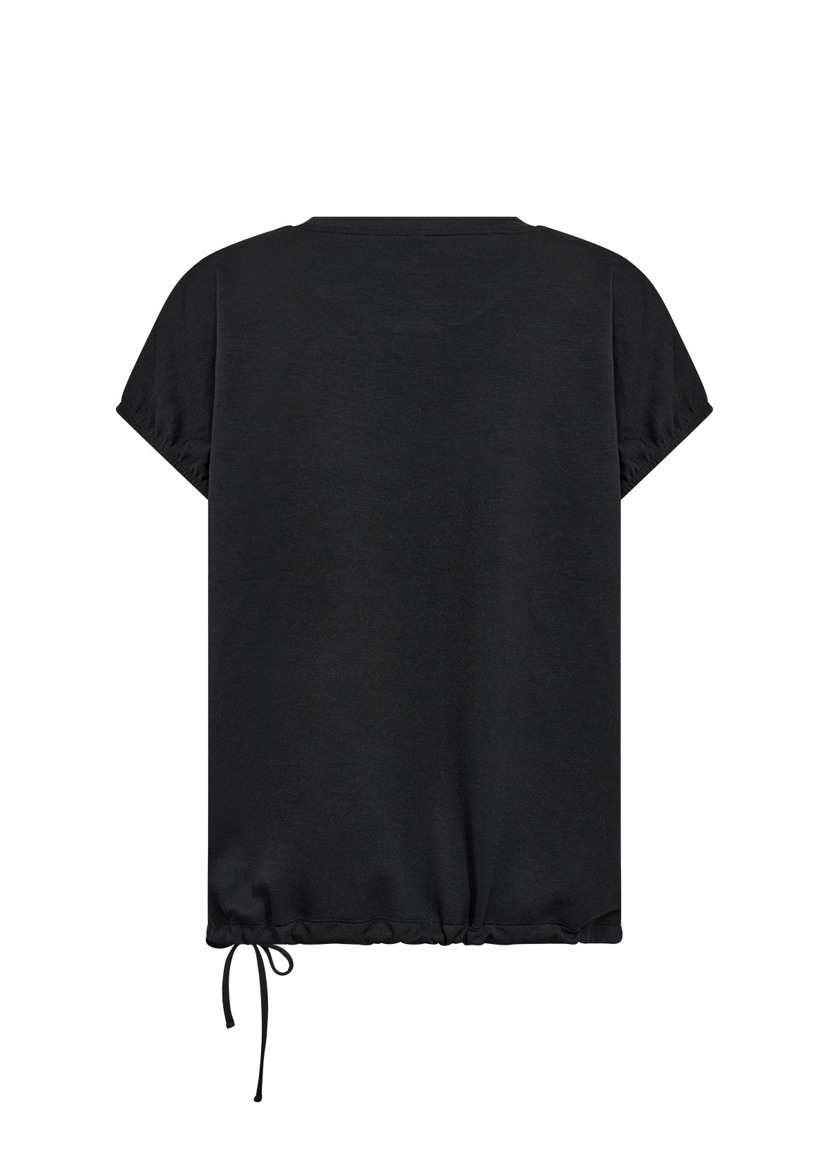 SOYA CONCEPT BANU SIDE TIE SHORT SLEEVE TOP
