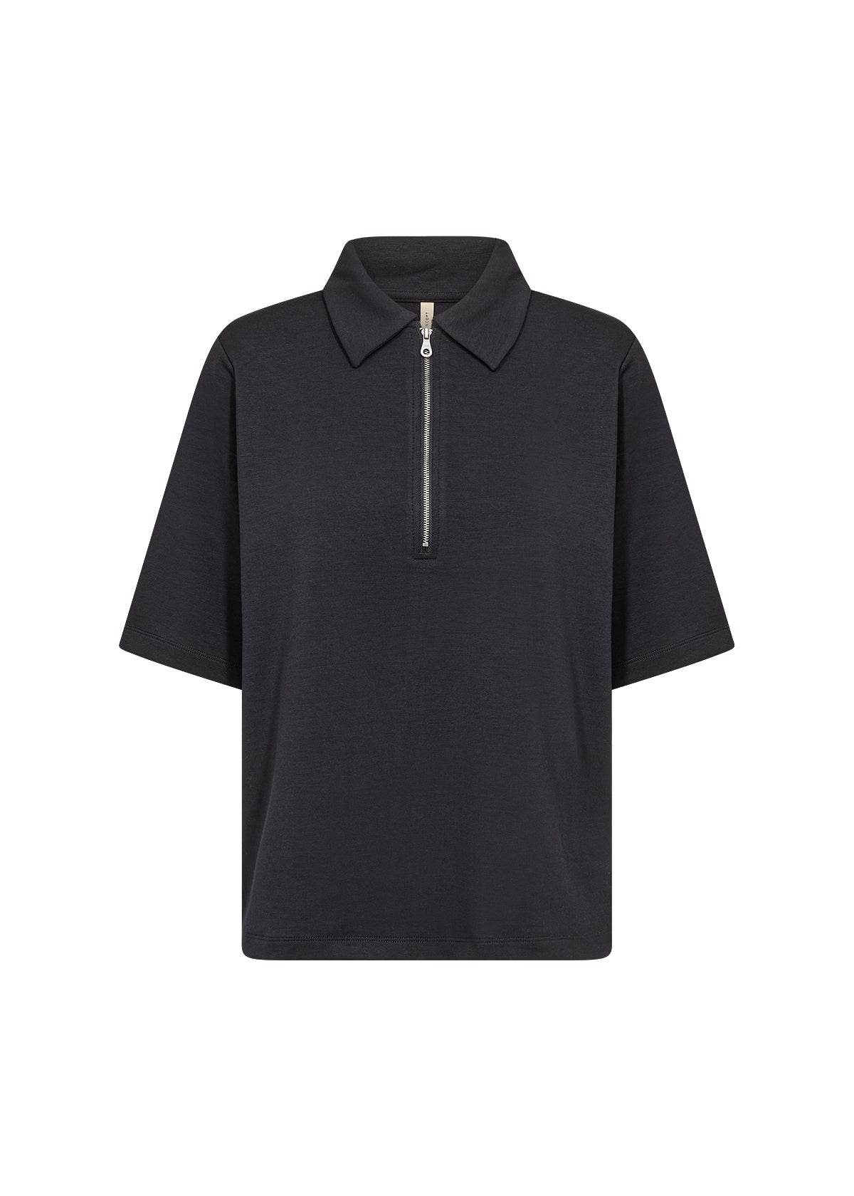 SOYA CONCEPT BANU SHORT SLEEVE QUARTER ZIP