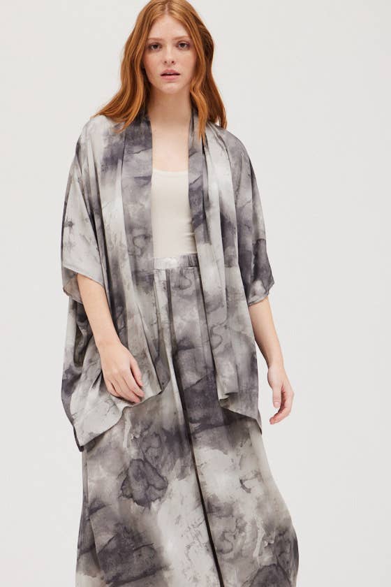 GRADE & GATHER LILY TIE DYE KIMONO