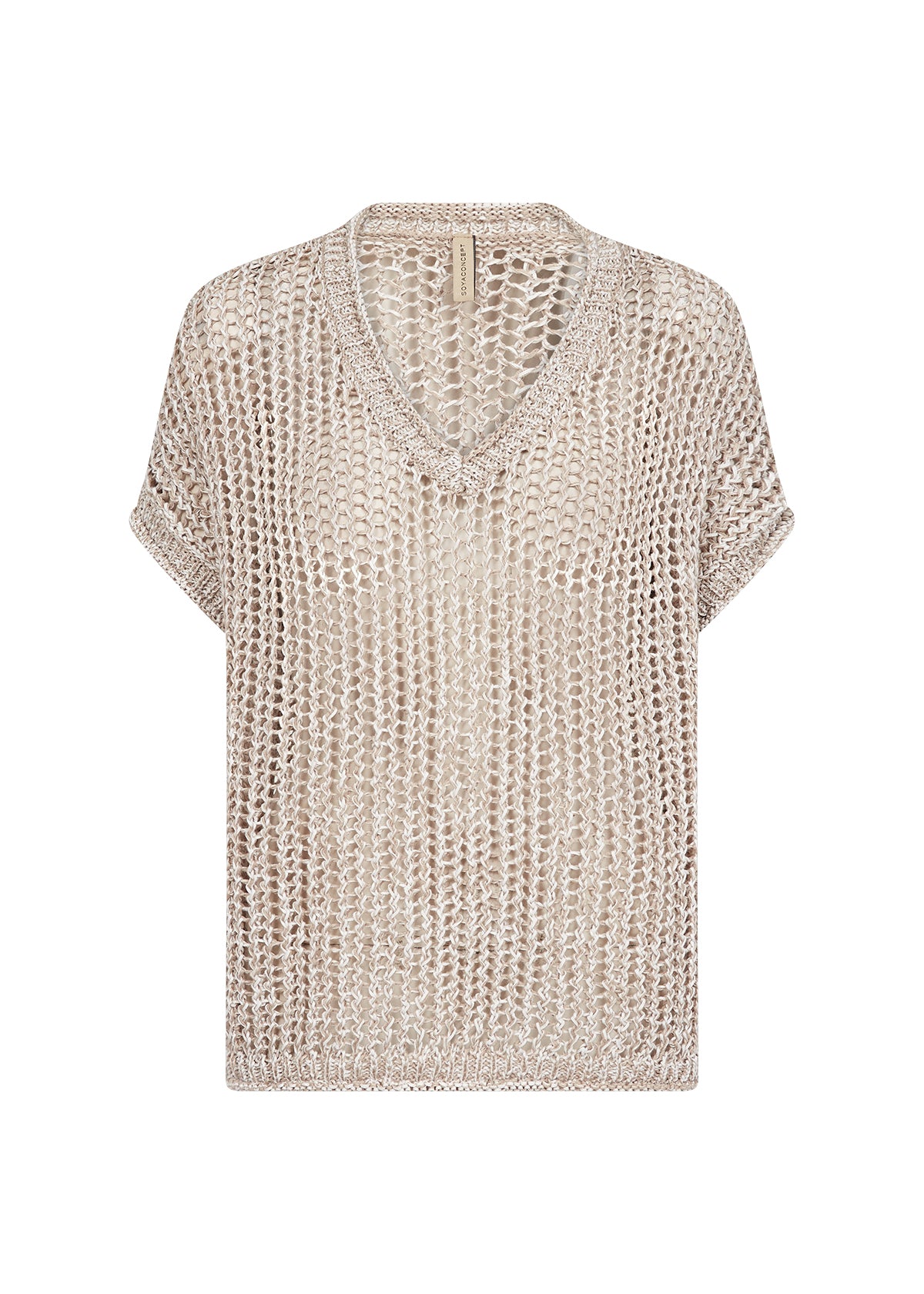 SOYA CONCEPT RUDI OPEN KNIT PULLOVER