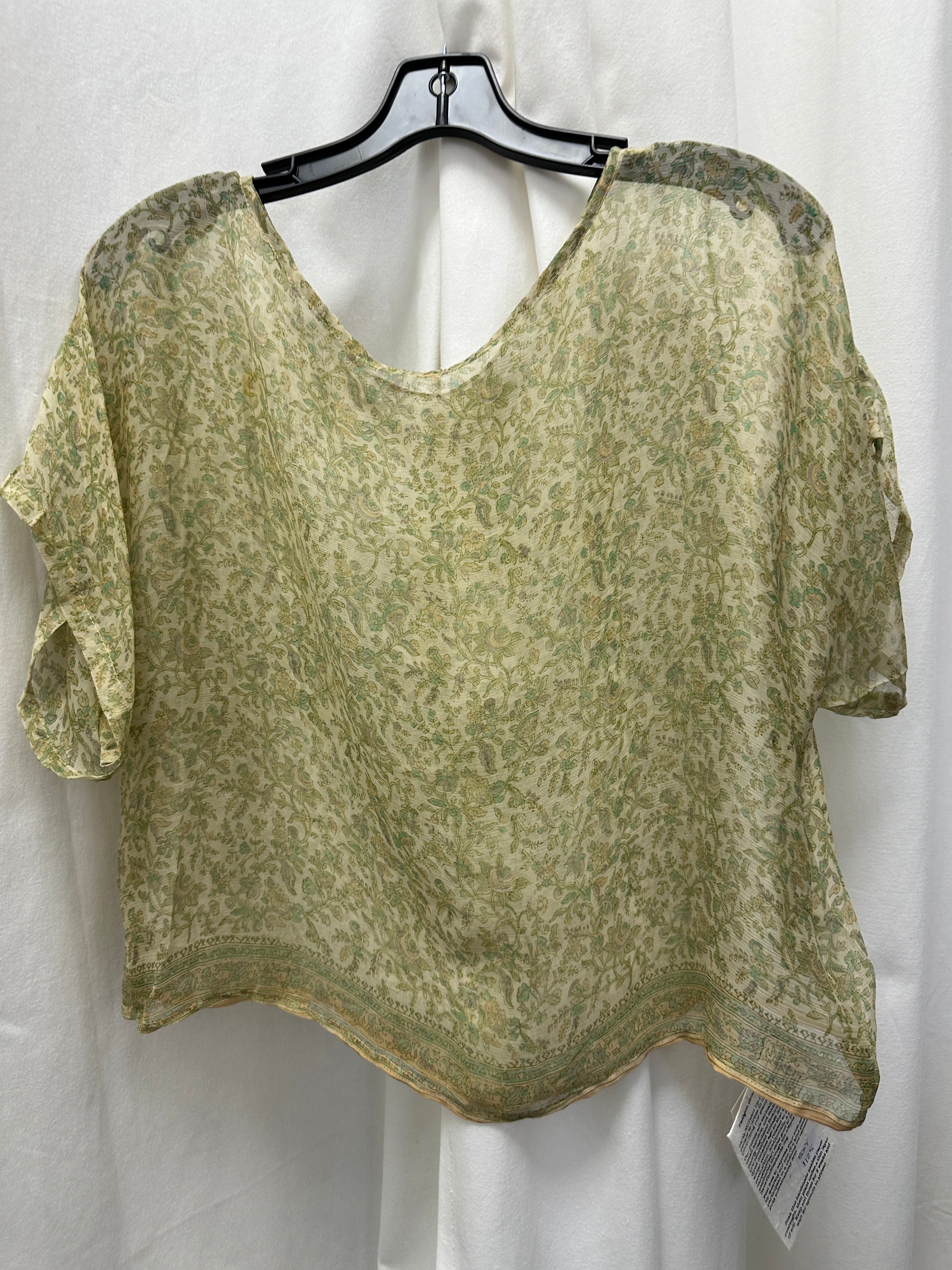 SARI KNOT SARI SHEER BOXY TOP