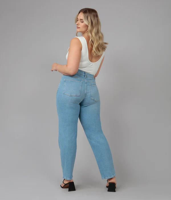 LOLA JEANS HIGH RISE CROSSOVER BAKER JEANS