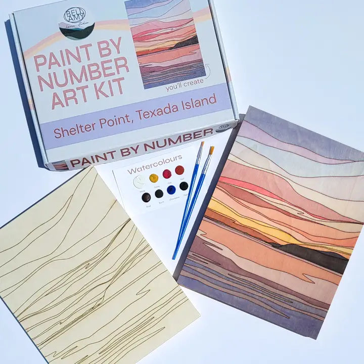 BELLAMY HOME STUDIO WOOD PAINT BY NUMBER KIT