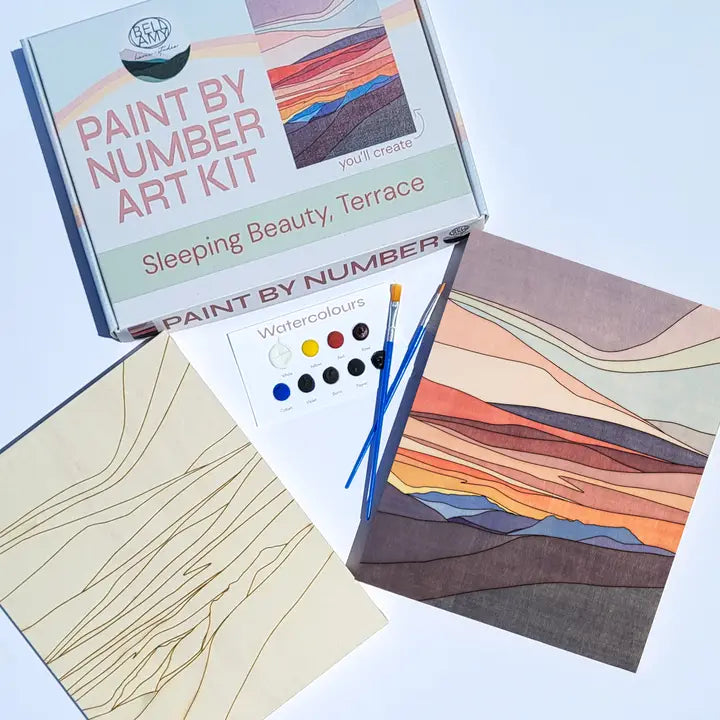 BELLAMY HOME STUDIO WOOD PAINT BY NUMBER KIT