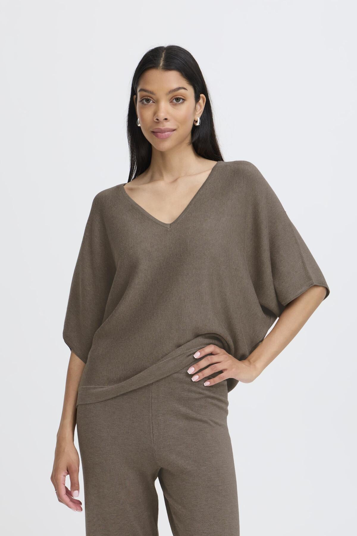 B YOUNG MORLA BATWING KNIT TOP