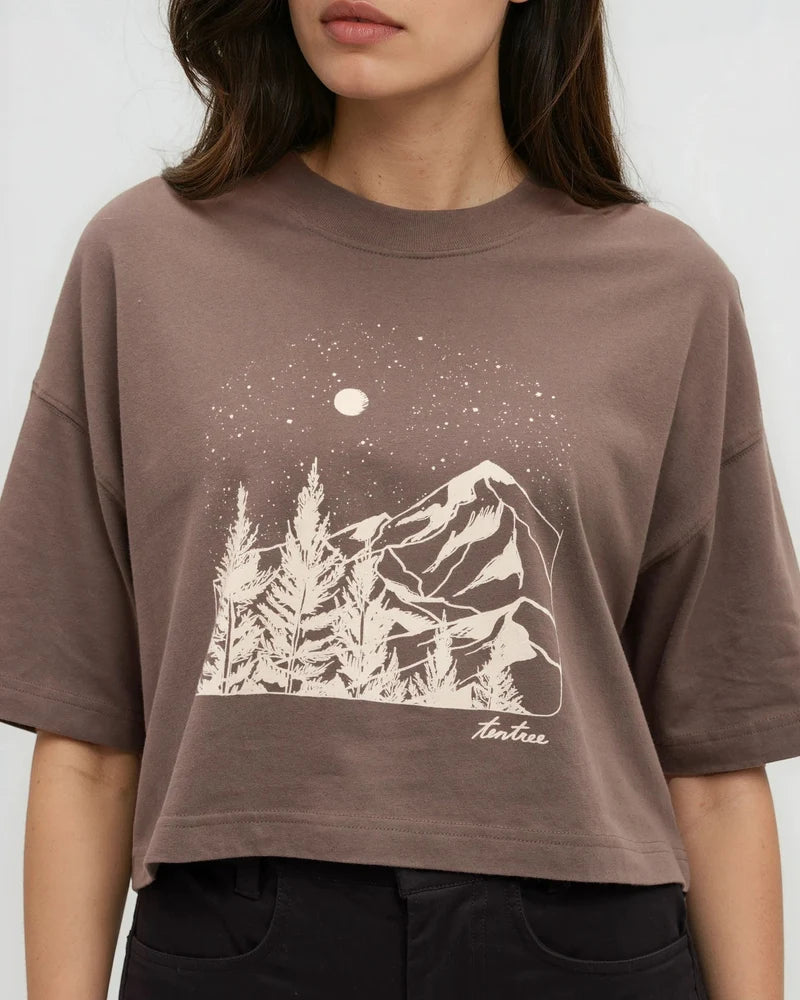 TENTREE PARKSLAND OVERSIZED CROPPED TEE