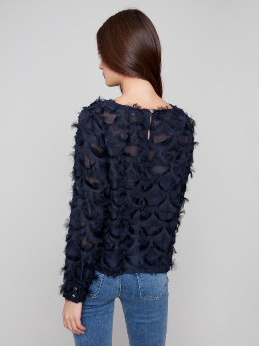 CHARLI B CHIFFON BLOUSE