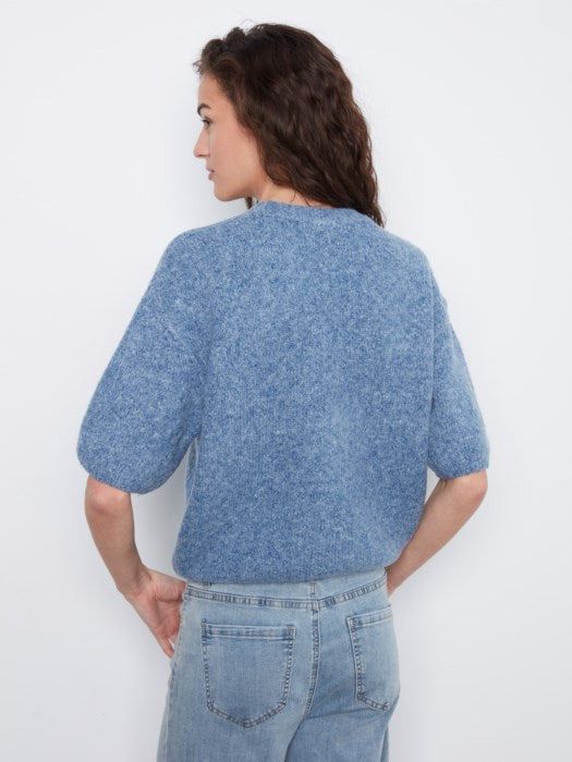 CHARLI B ELBOW SLEEVE SWEATER