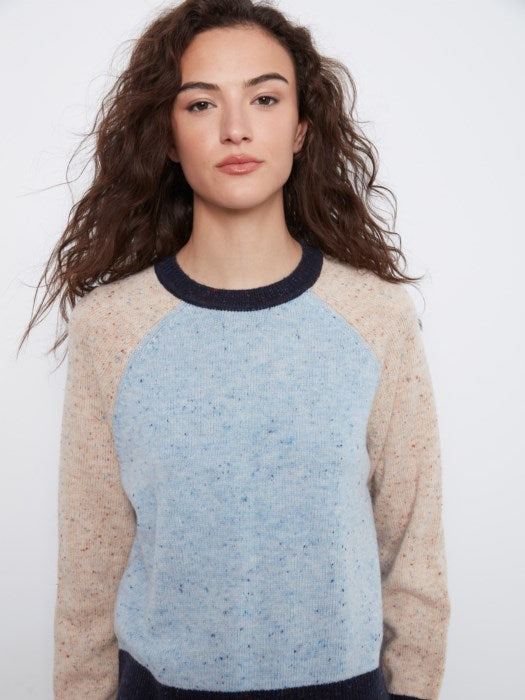 CHARLI B COLOUR BLOCK SWEATER
