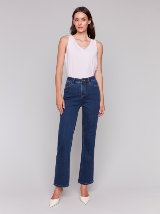 CHARLI B CHARLOTTE STRAIGHT LEG JEAN