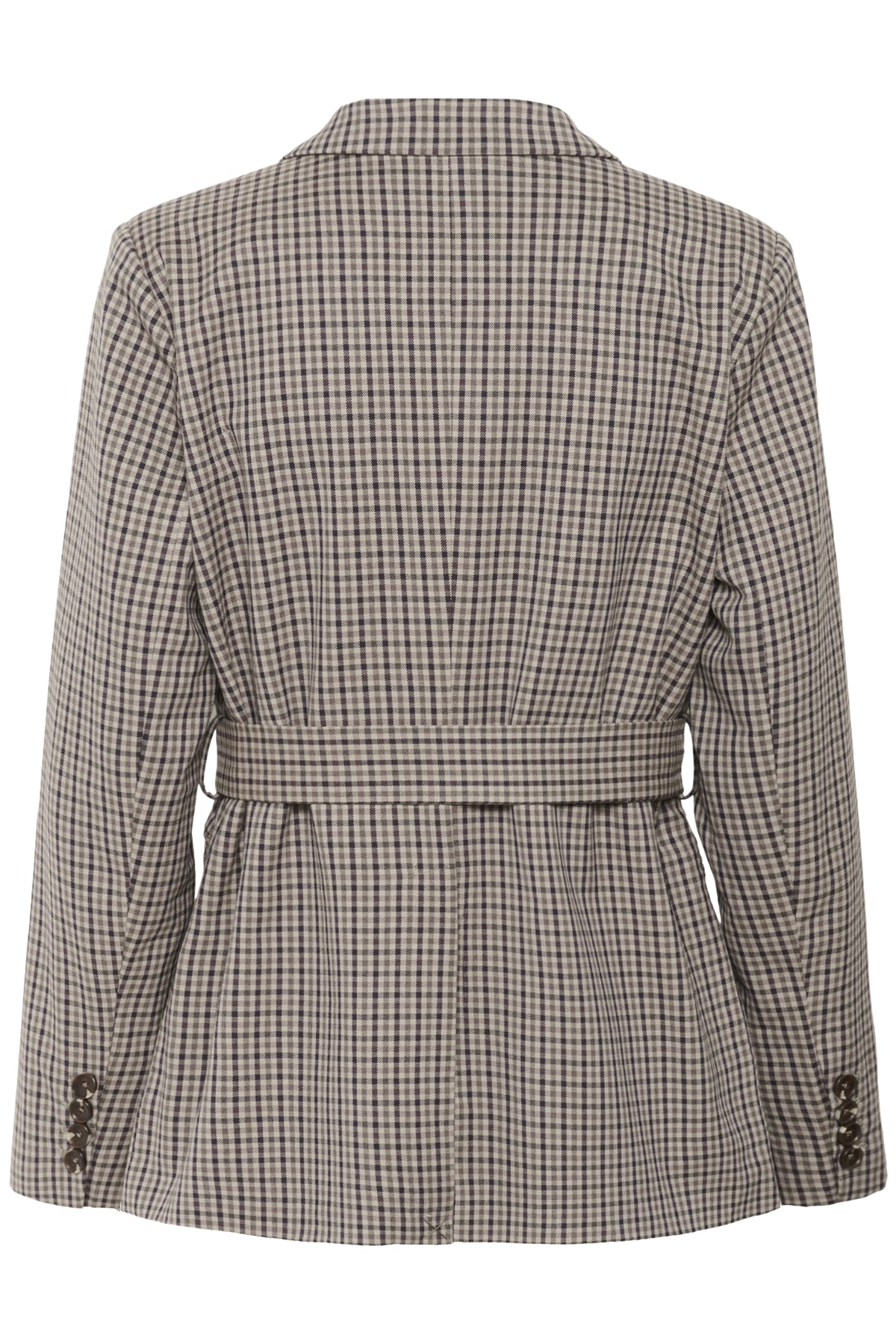 CULTURE CHECKA BELT BLAZER