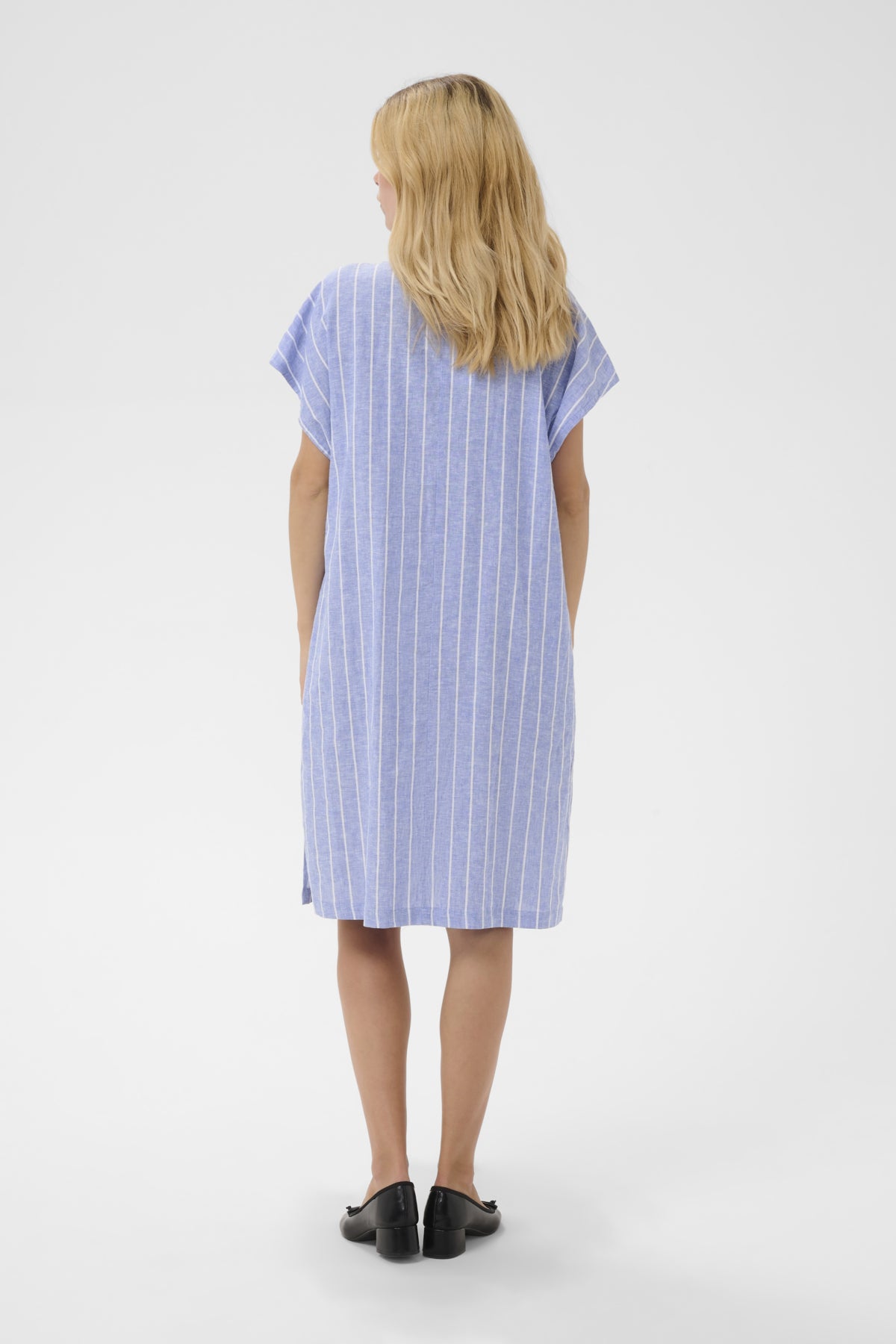 CULTURE CUARLETTY LINEN DRESS