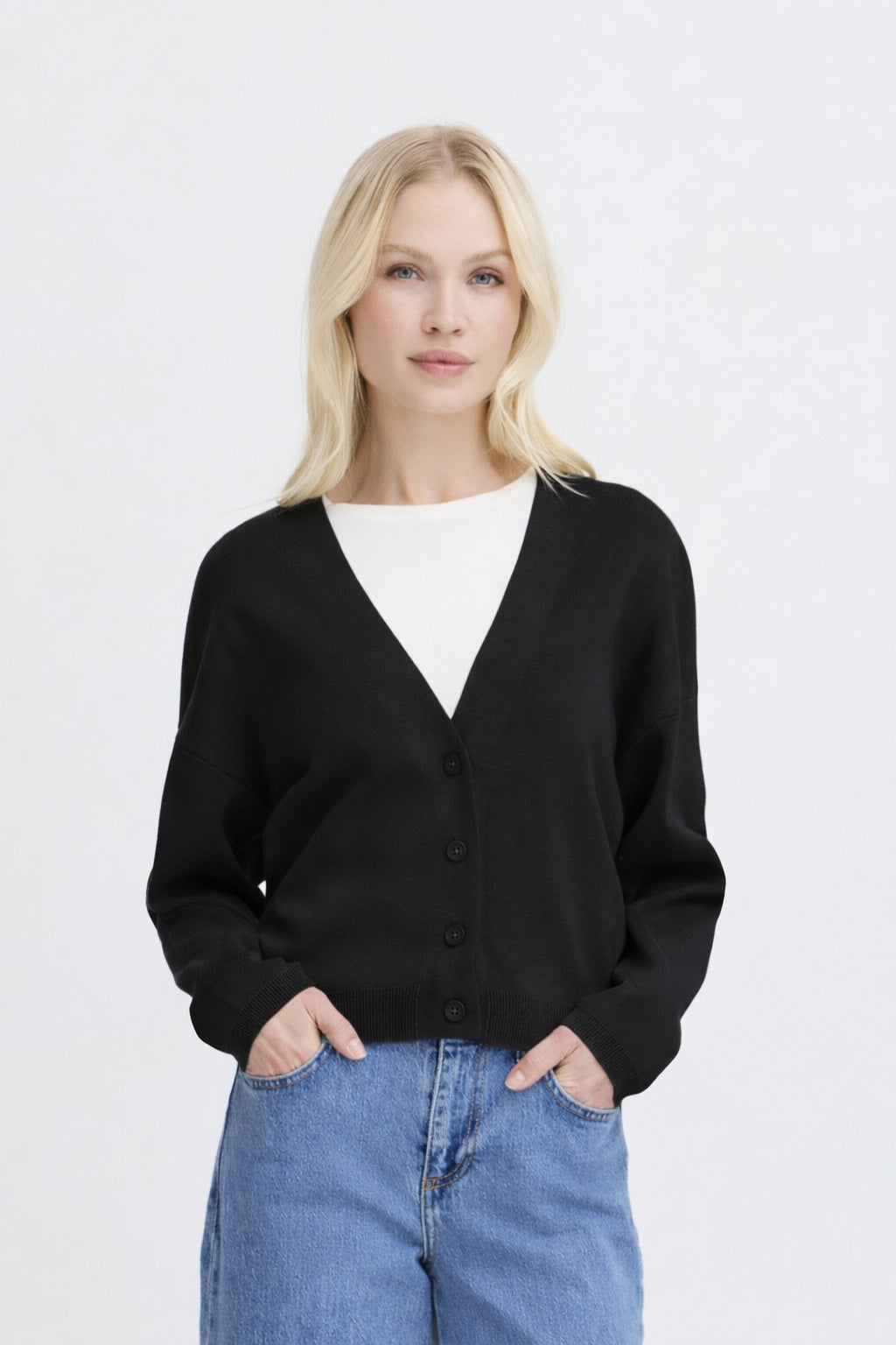 B YOUNG BYMMORLA SHORT CARDIGAN