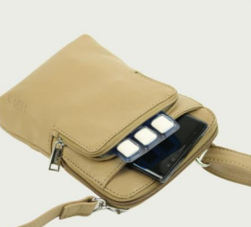 NAPPA DUBLIN LEATHER CROSS BODY BAG