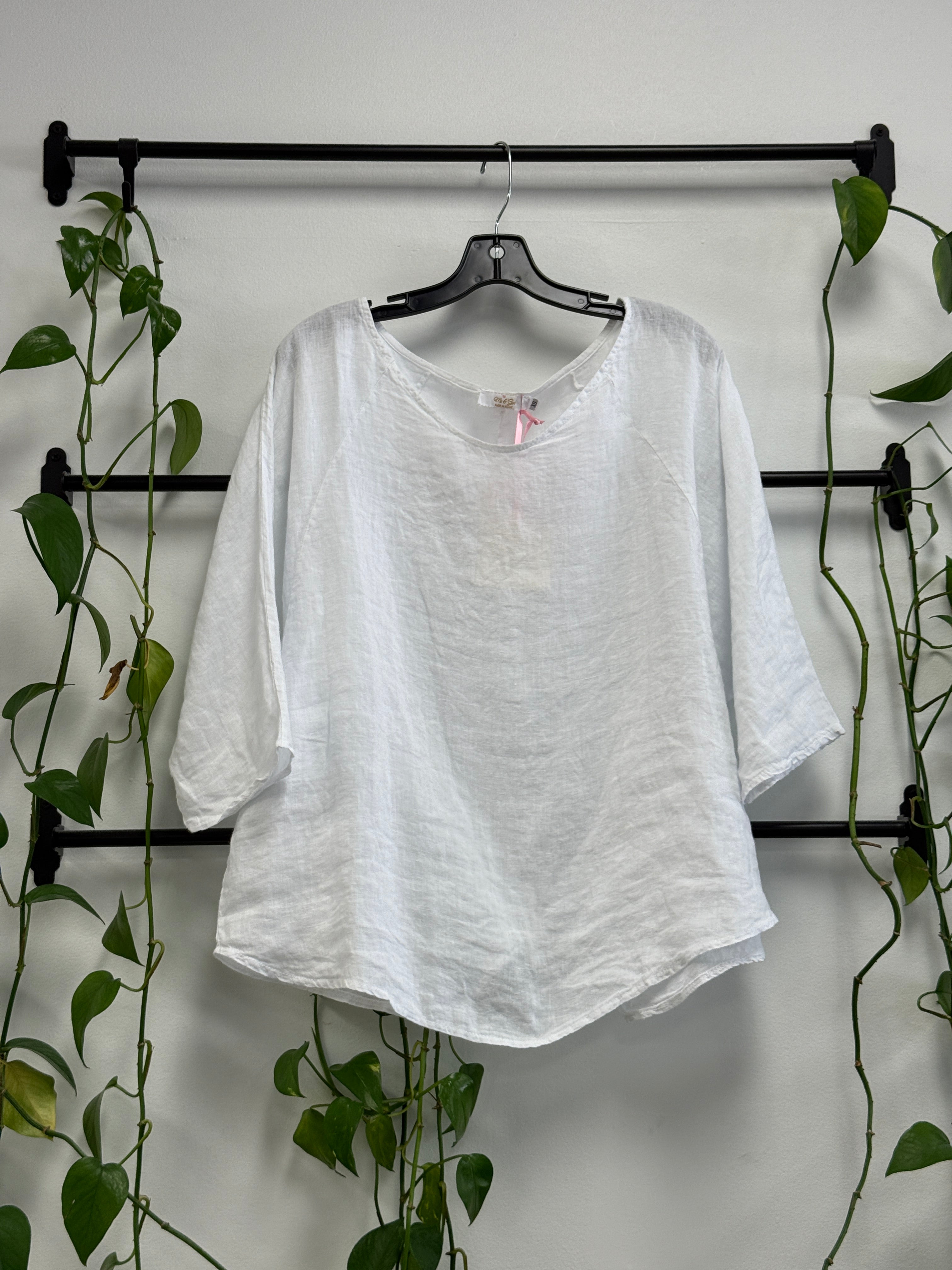 ME & GEE RAGLAN SLEEVE A LINE TOP