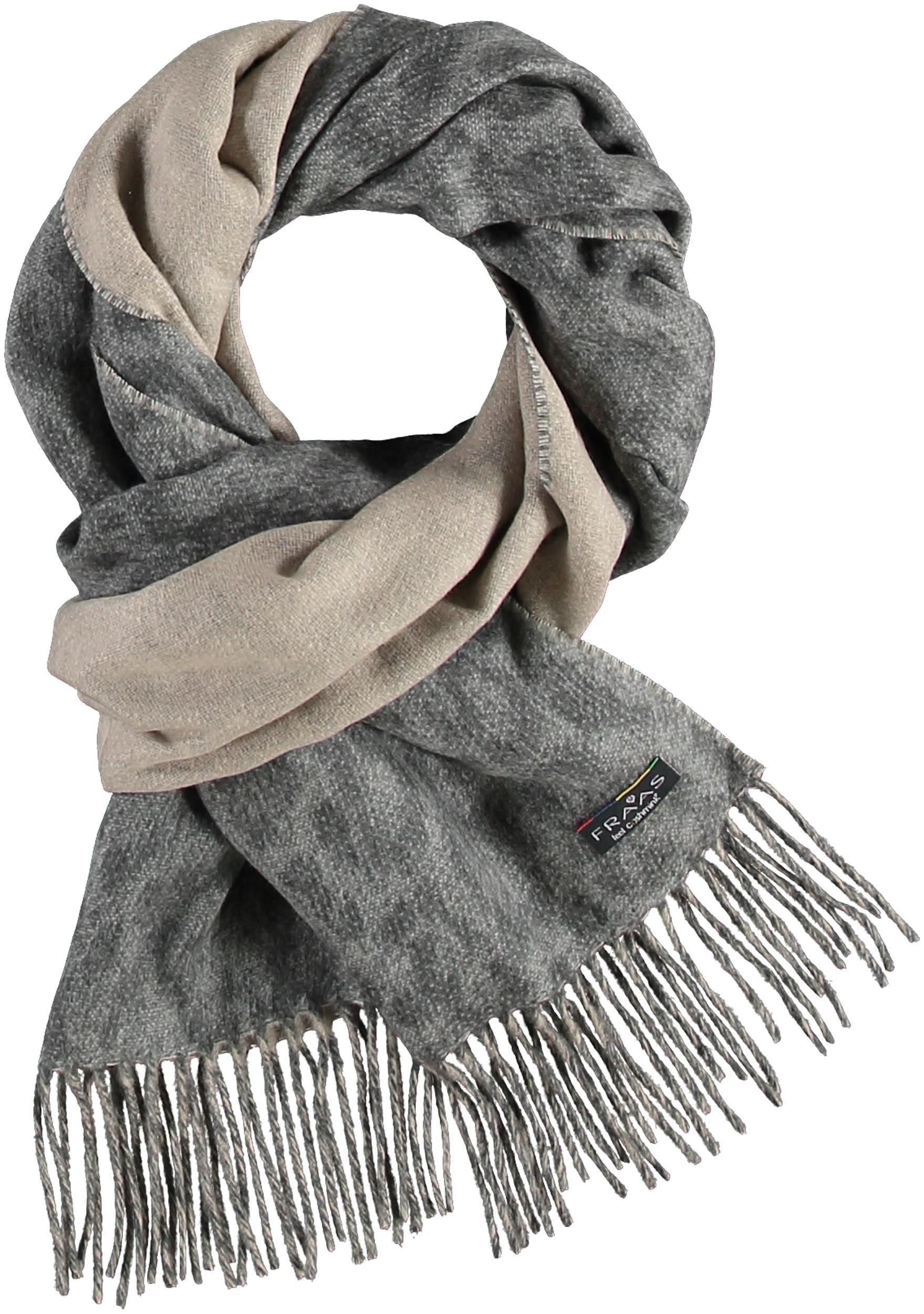 FRAAS CASHMINK TWO TONE LEO SCARF