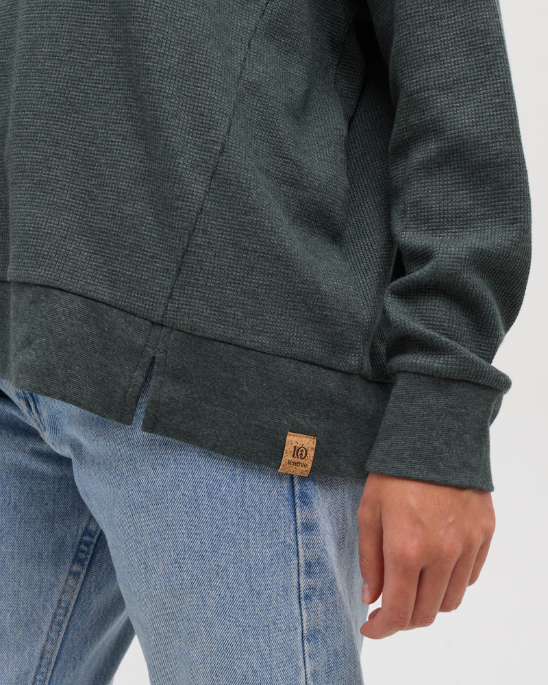 TENTREE MEYER LONG SLEEVE V NECK SHIRT