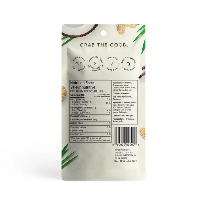 HANDFUEL PERSONAL SNACK BAGS (40g)