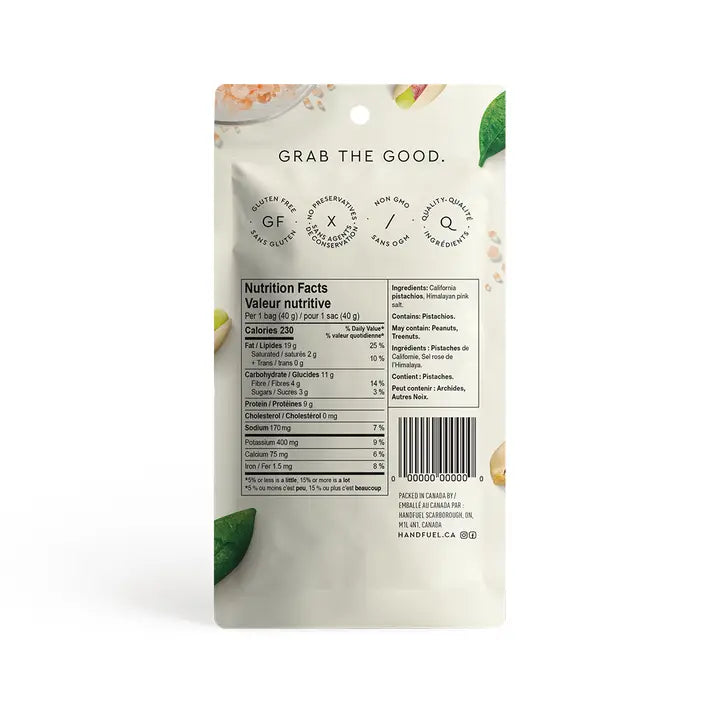HANDFUEL PERSONAL SNACK BAGS (40g)